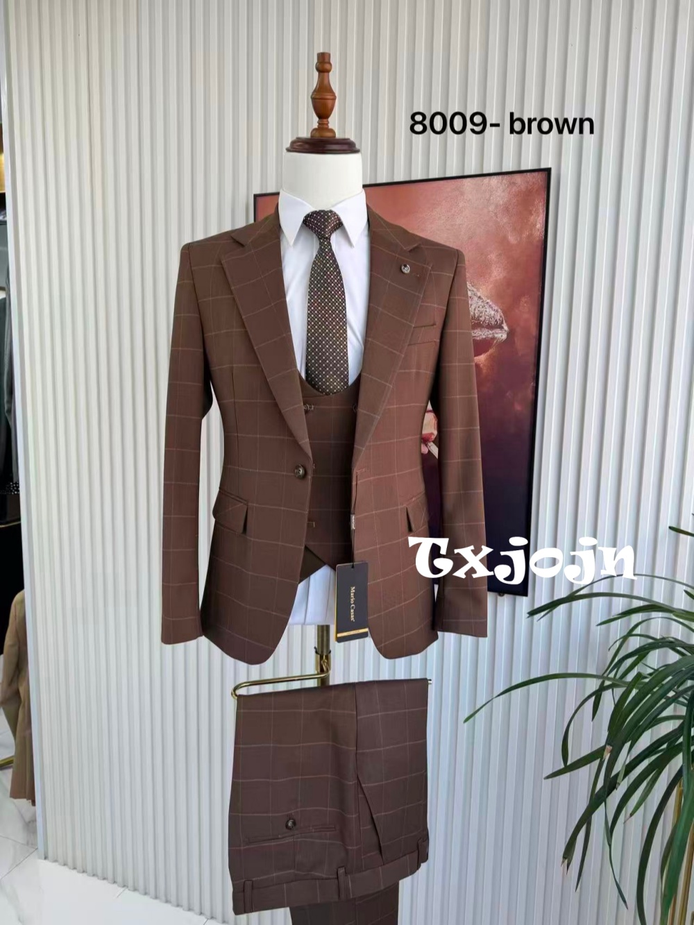 Men Formal Wear Pants - Completo da Uomo a Quadri 3