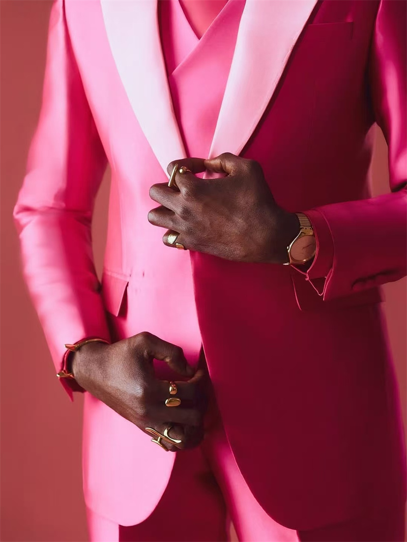 Set completo da uomo rosa ross - Men Formal Wear Pink recensione e prezzo