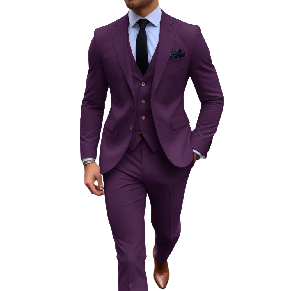 Abito da Uomo Rosa a 3 Pezzi p - Men Formal Wear Pink recensione e prezzo