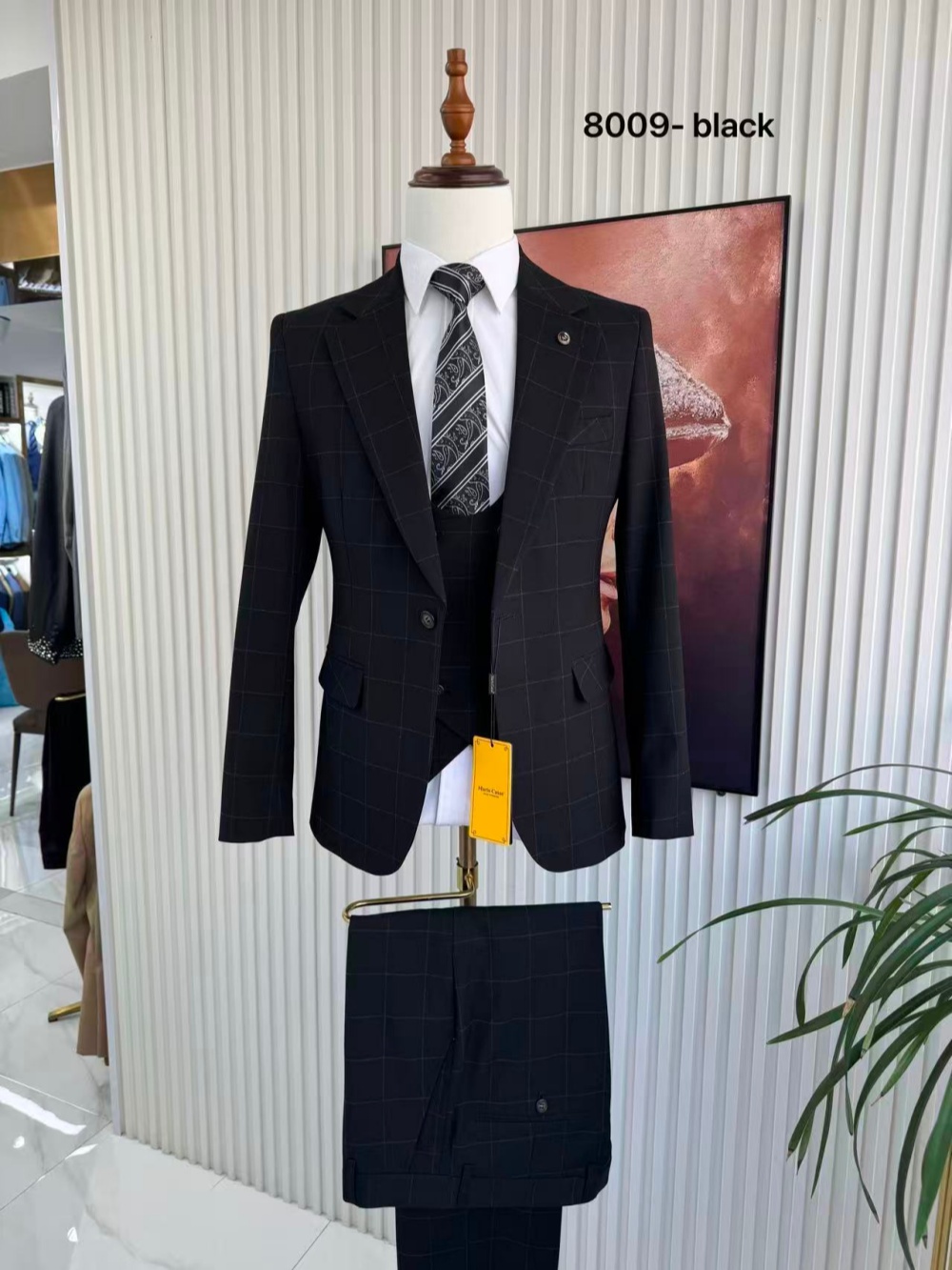 Completo da Uomo a Quadri 3 Pe - Men Formal Wear Pants recensione e prezzo