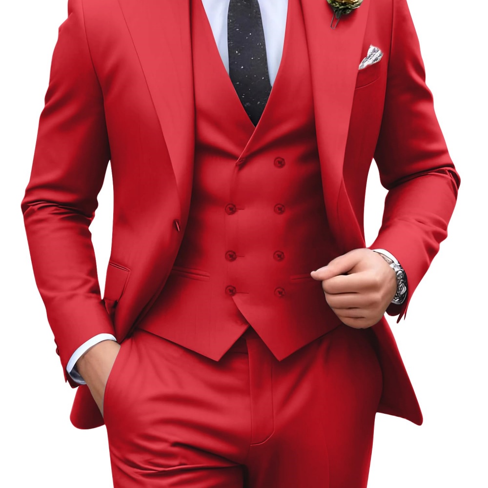 Completi da uomo a tinta unita - Men Formal Wear Pants recensione e prezzo