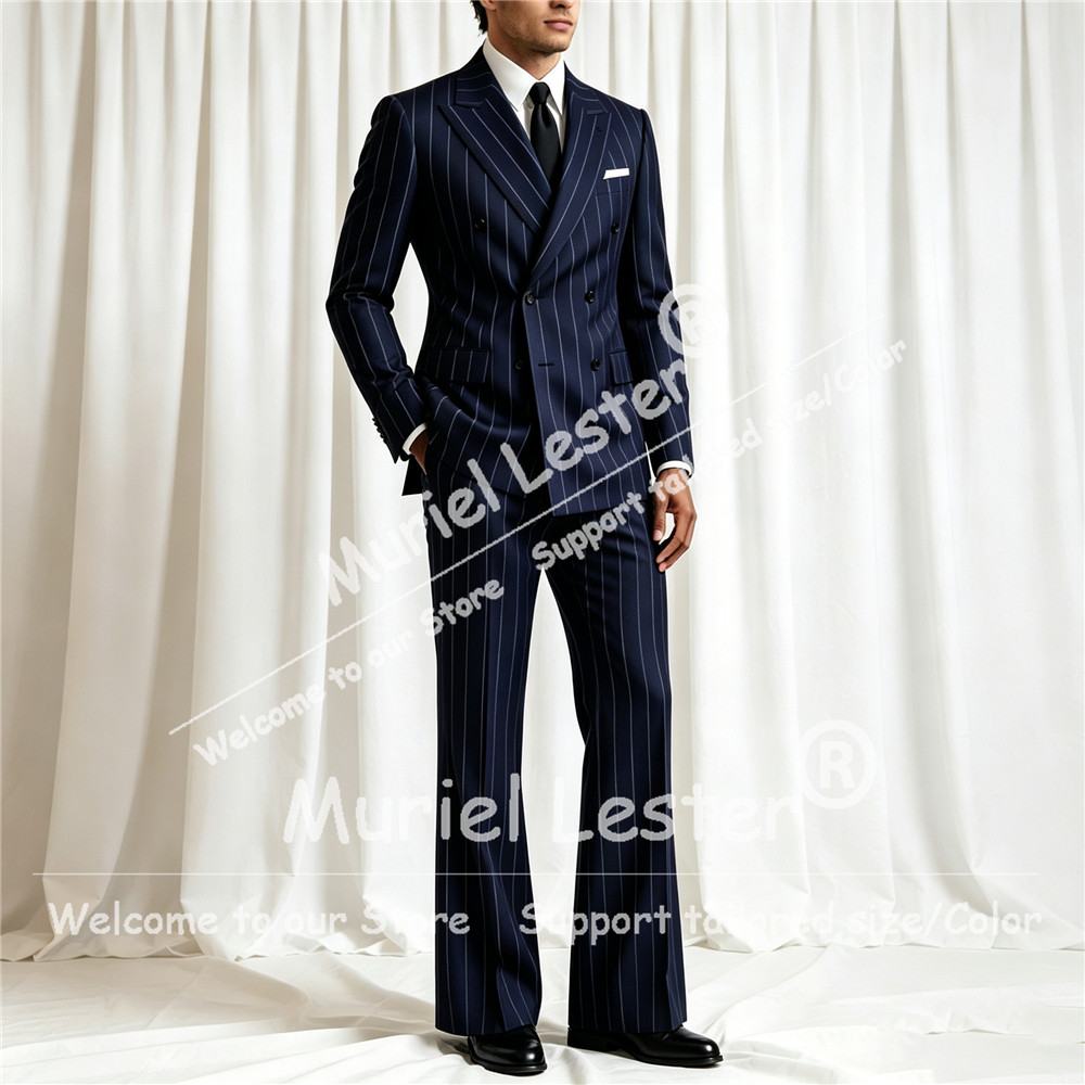 Elegante Completo a Righe da U - Men Formal Wear Pants recensione e prezzo