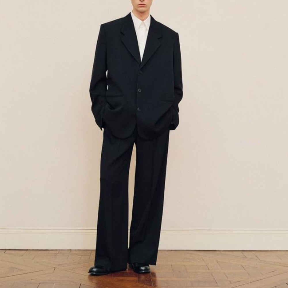 Abito oversize nero da uomo Se - Men Formal Wear Pants recensione e prezzo