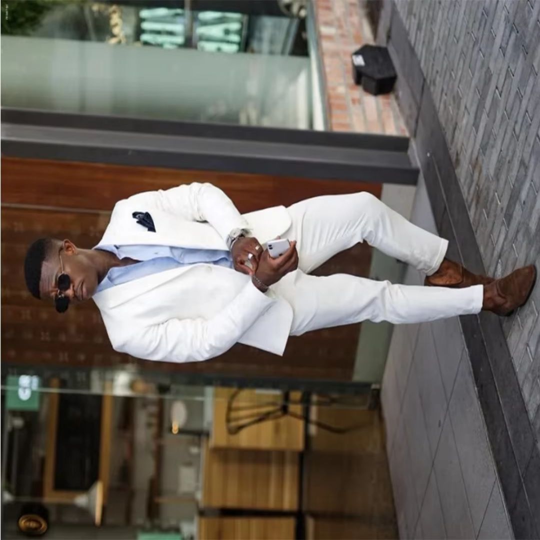 Abito Formale Bianco da Uomo,  - Men'S Formal Wear Not Suit recensione e prezzo