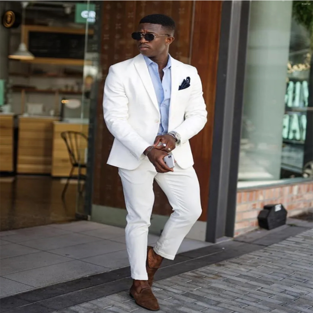 Abito Formale Bianco da Uomo,  - Men'S Formal Wear Not Suit recensione e prezzo